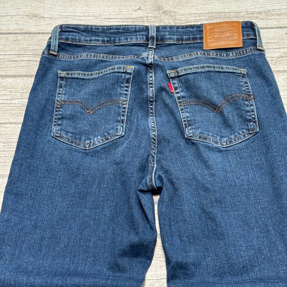 Levi's 721 Premium Jeans Women's 31 Blue Dark Wash Denim High Rise Skinny Cotton - Picture 3 of 10